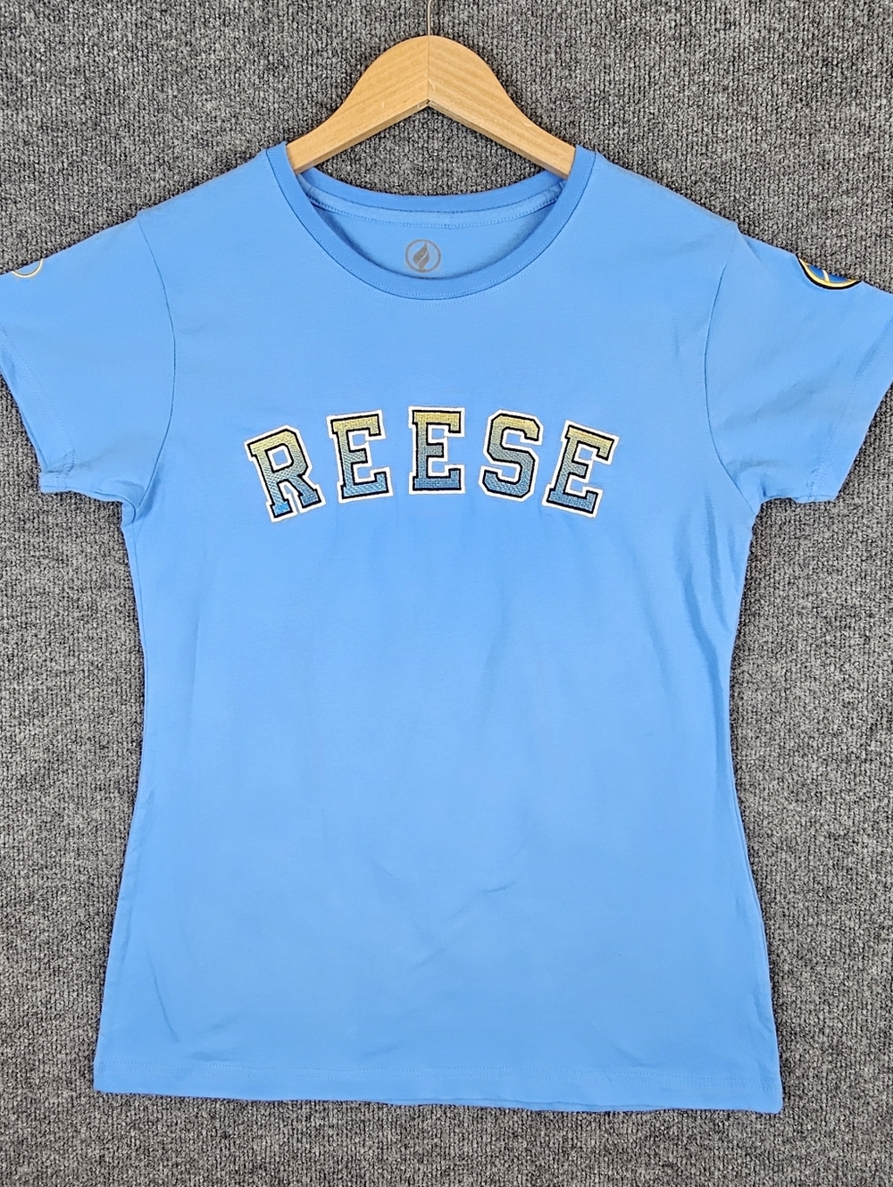 NWT FISLL Angel Reese Chicago Sky #5 WNBA Tee – Sky Blue